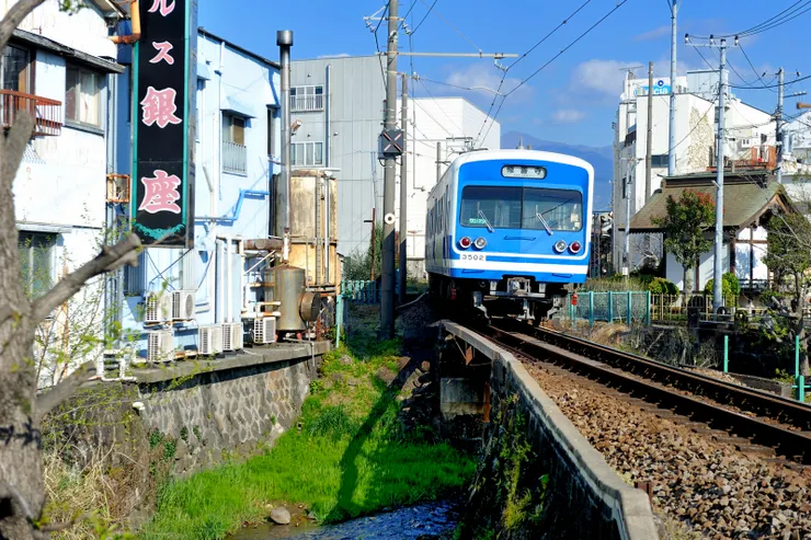 【回程再遇駿豆線往修善寺的藍色列車】