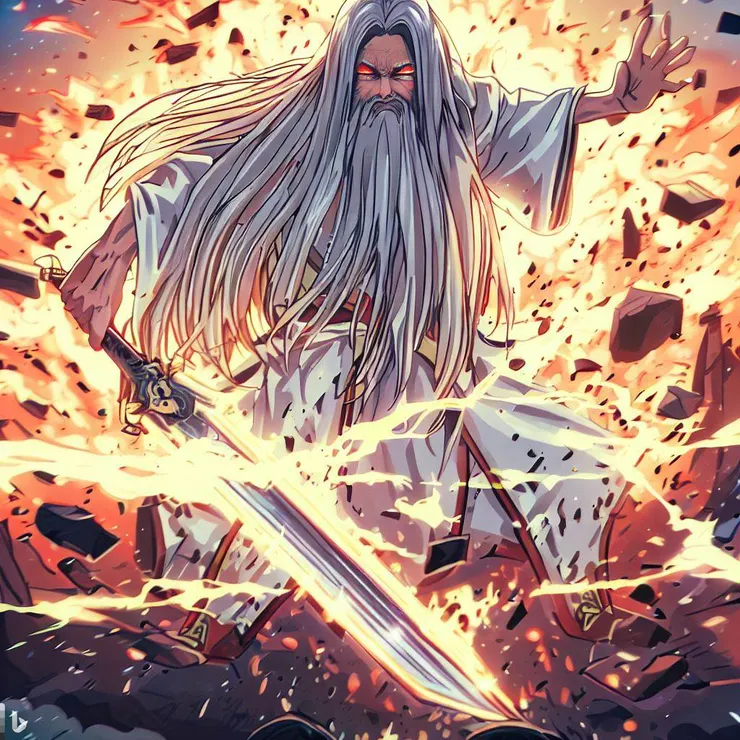 白嵐使出最終大招-鬼之奧義<劈刀斬擊>