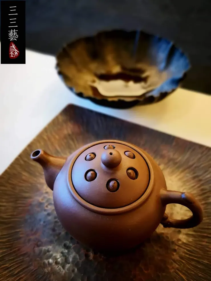 當代金工藝術家張勝雄茶具作品 @三三藝