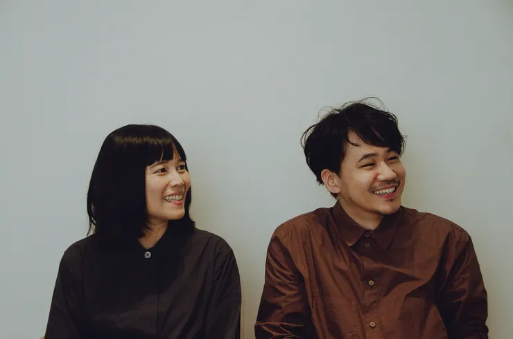 《甘露水》導演黃邦銓（右）、林君昵（左）專訪。／攝影：ioauue