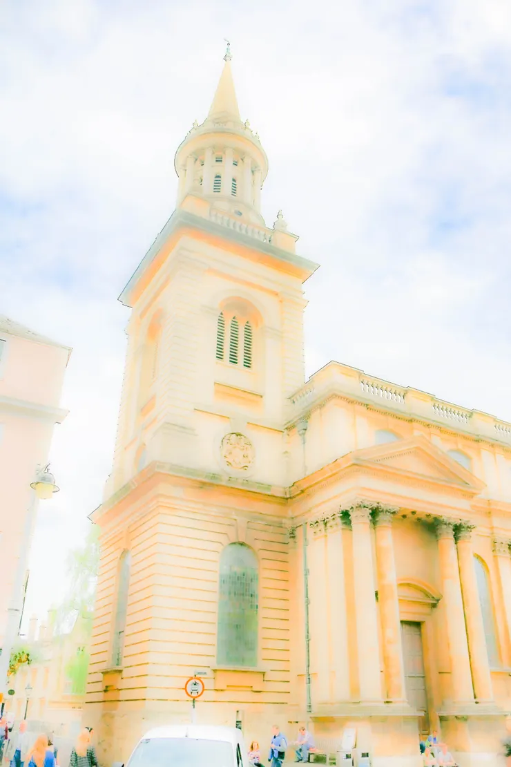 牛津高街(High Street)上一景