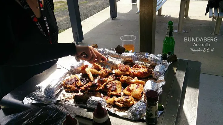 海灘 BBQ (Ivy)，在澳洲能烤肉的機會也沒想像的多，大多只有在淡季比較有機會