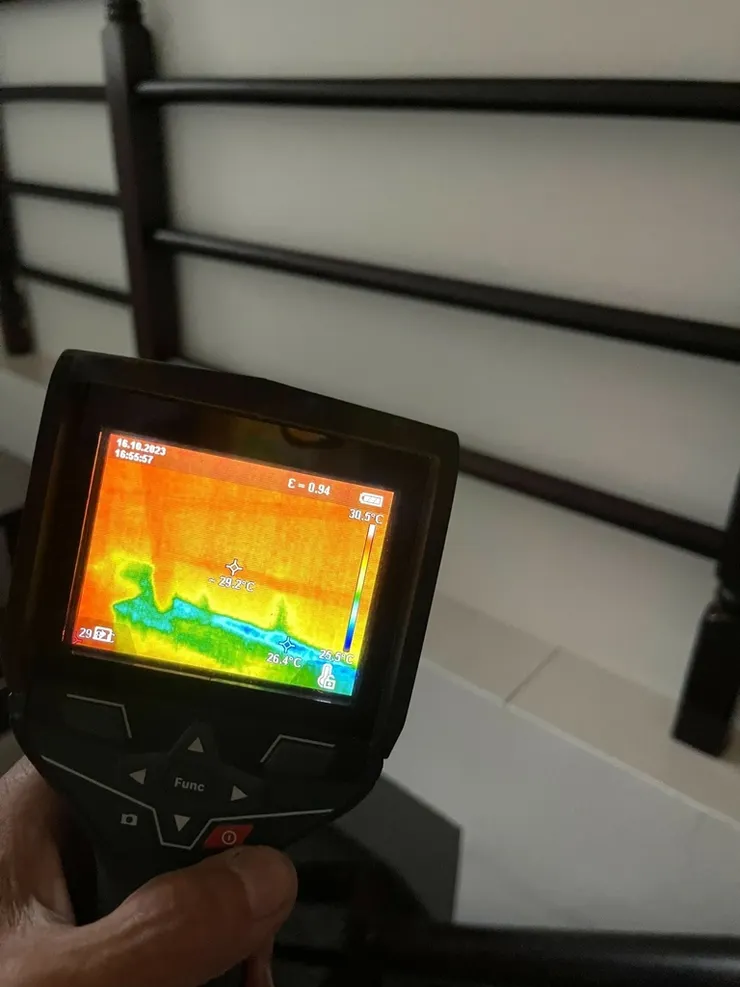 台南水電推薦【安安水電宅修】專業師傅值得信賴!熱顯像儀器抓漏