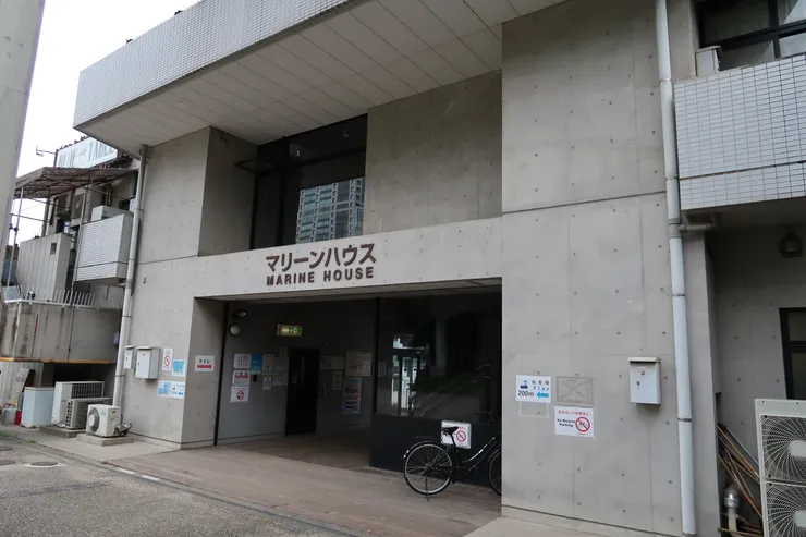 台場公園的Marine House,蓋章的地方。