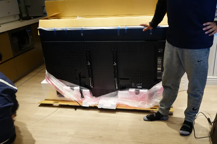 更換壁掛架完成