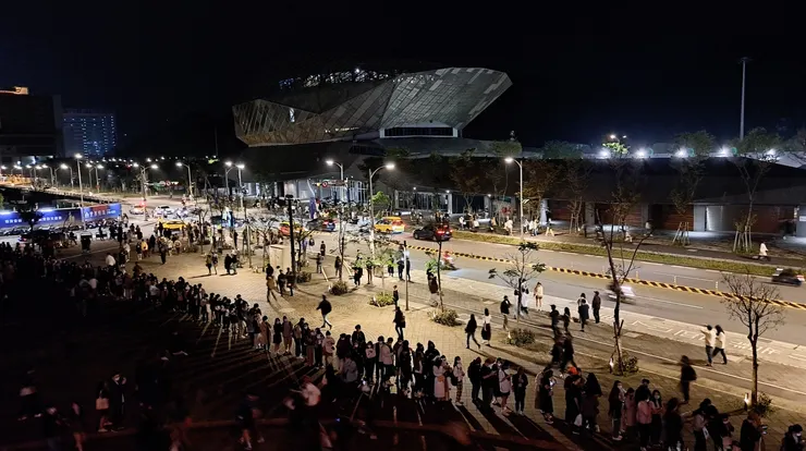 演唱會週邊人潮