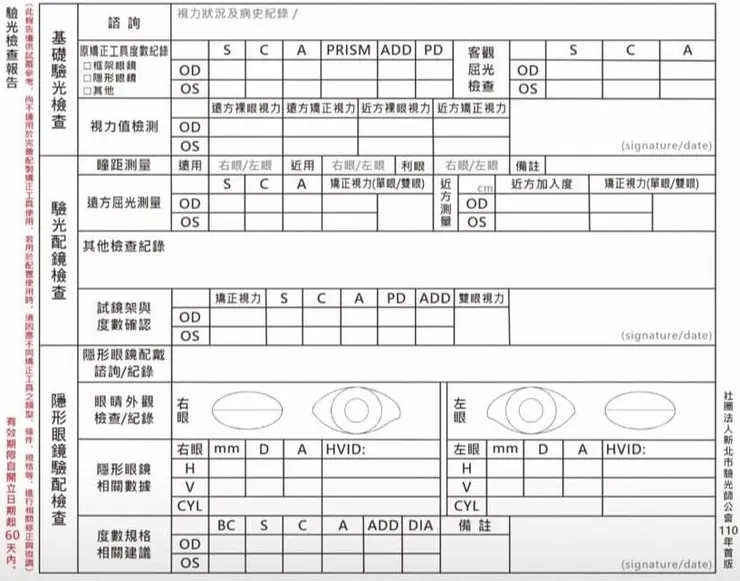 新北市驗光師公會