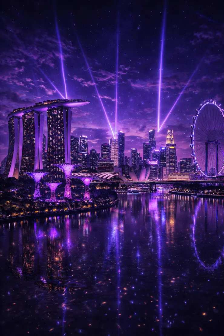 紫光下的獅城奇蹟