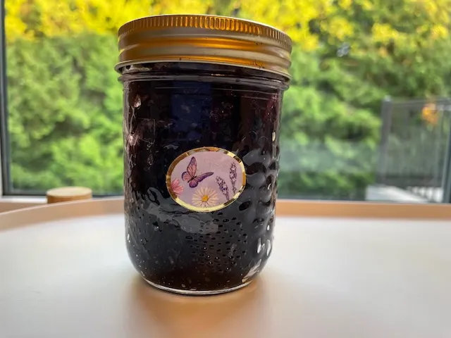 蘿娜品牌藍莓果醬。