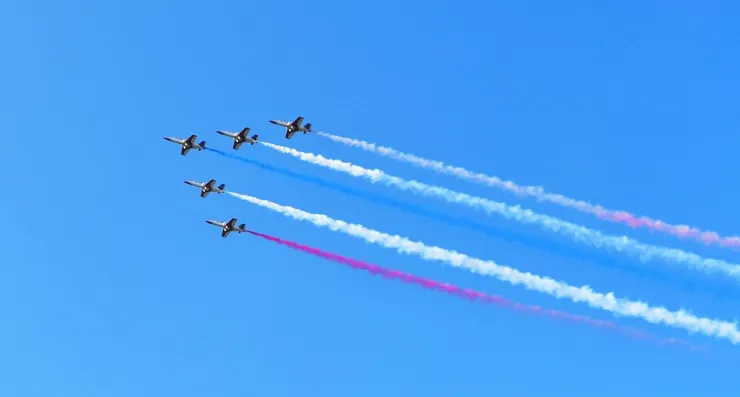 雙十國慶總統府前表演〈網路新聞〉