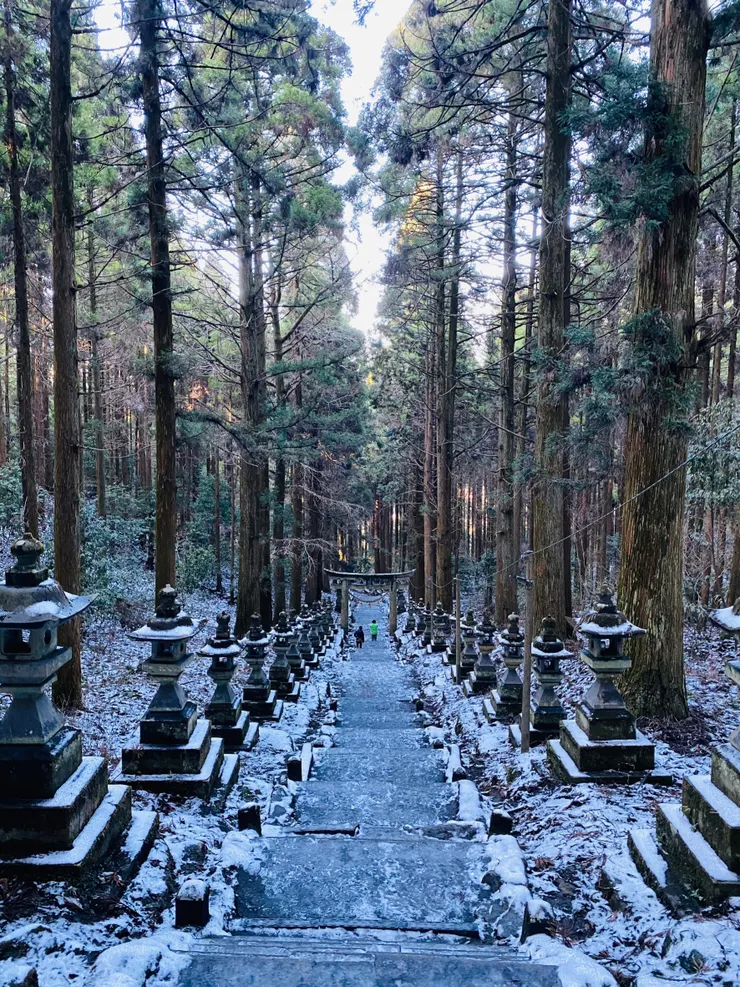 上色見熊野座神社充滿神秘感，有著『能量景點』、『通往異世界的入口』的別稱