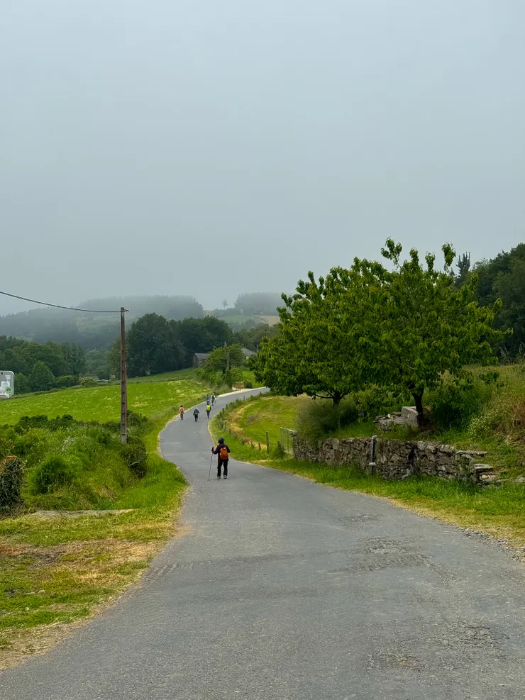 東方臉孔的朝聖者不多，大部分是韓國人