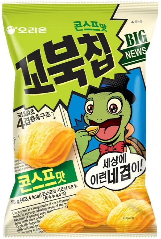 韓國好麗友-烏龜玉米脆片 