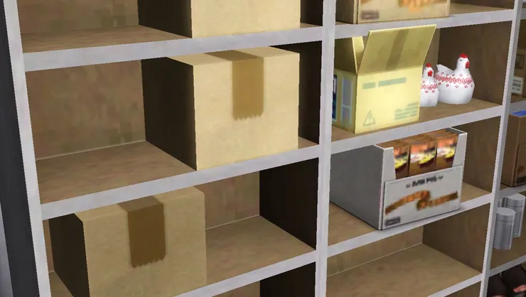 送來的新貨也會存在這裏。