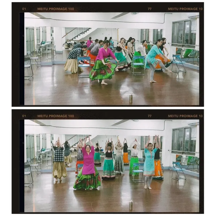 🌧️ 即使那天大雨滂沱,大家還是來了—— 這是我們的額外練習彩排,你有看到嗎? 用椅子圍起來的,就是我們模擬出來的舞台, 椅子外頭,就是表演當天的「台下觀眾區」!