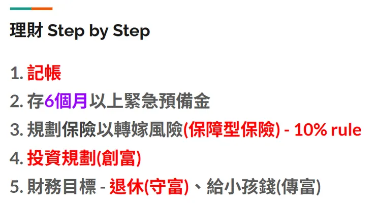 理財Step by Step
