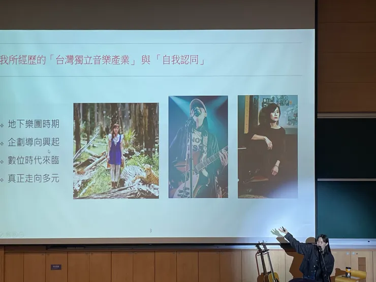 第一次見到現場的鄭宜農，覺得十分感激。