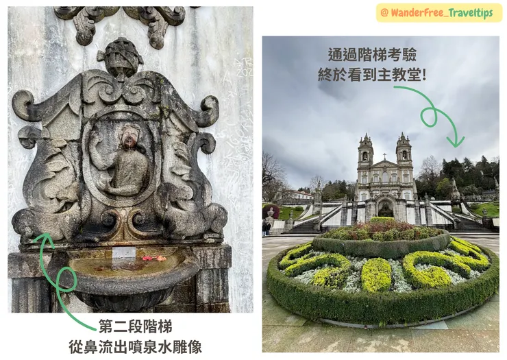 階梯上的雕像一隅 & 主教堂