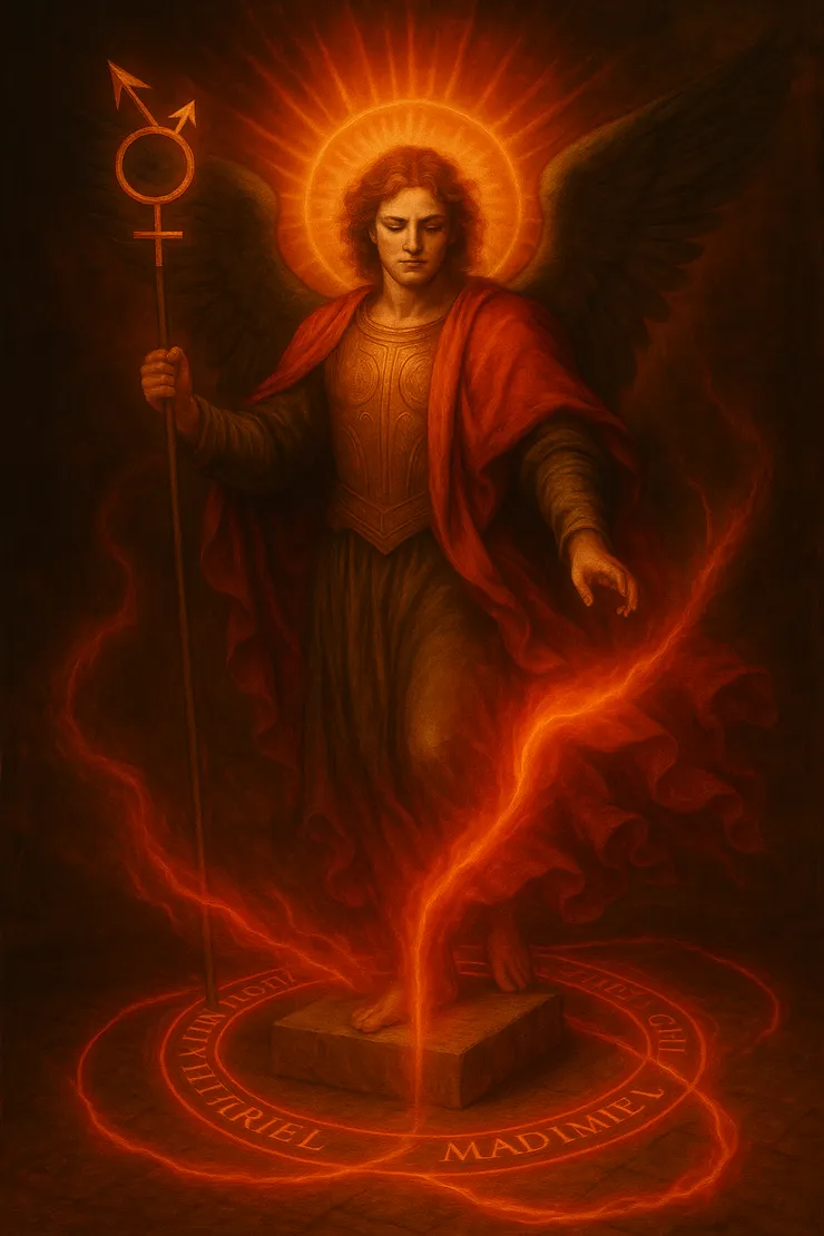 瑪迪爾尼爾（Madirniel、Madiniel、Madamie）— 火星第一護符的名銘天使；「行星之靈名」的七王子之一