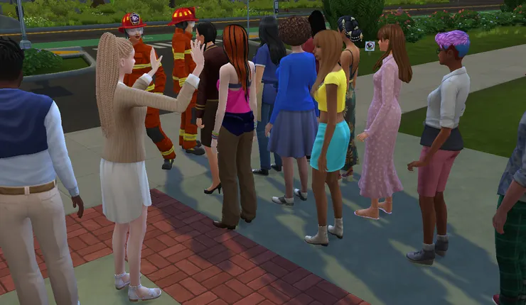 然後她遇到以後會很好的第一個朋友...