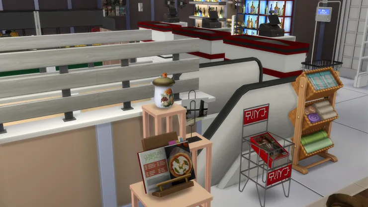 雖然這裏是平民超市，但我也仿效高級超市擺放一下食譜讓顧客參閱，塑造悠閒的氣氛。