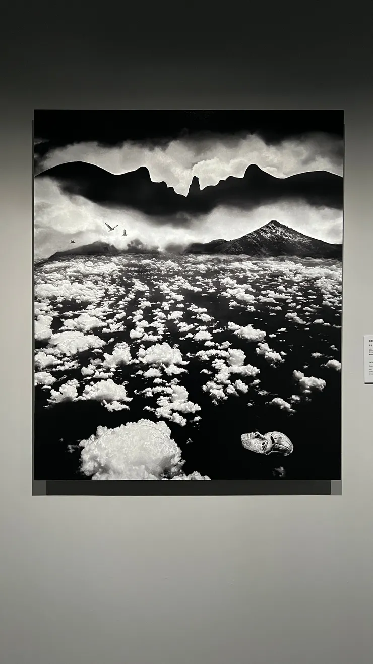 楊順發，《再造王國》，1993，藝術微噴相紙。本文作者拍攝。