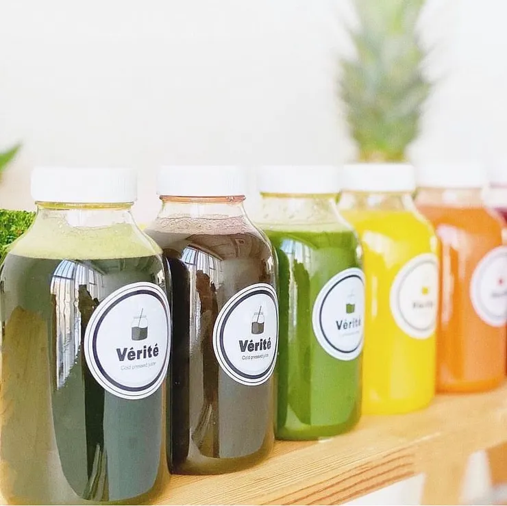 ▲Verite 售有10種不同口味的冷壓果汁(照片摘自 Verite IG)