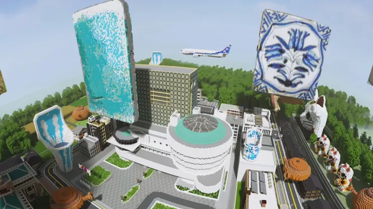 許家維，《土的工藝》（錄像截圖），2022 年，虛擬實境：14 分 43 秒，單頻道錄像：9 分 30 秒，磁磚裝置。2022 愛知三年展委託製作。圖像提供：許家維