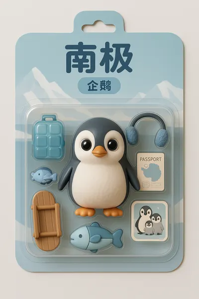 ChatGPT 4o - 公仔設計 - 【企鵝】