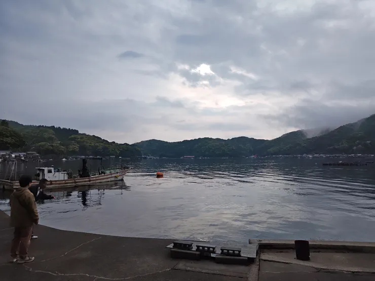 清晨的伊根老街道