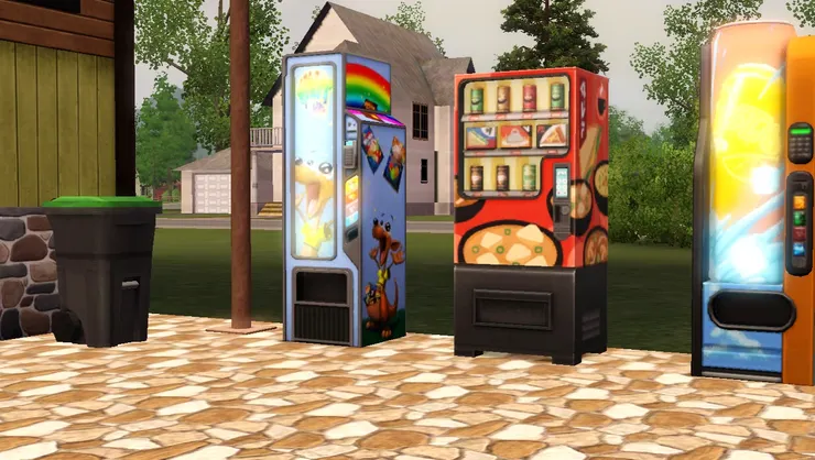 我對自動售賣機很情有獨鐘，公園怎麼可以沒有？