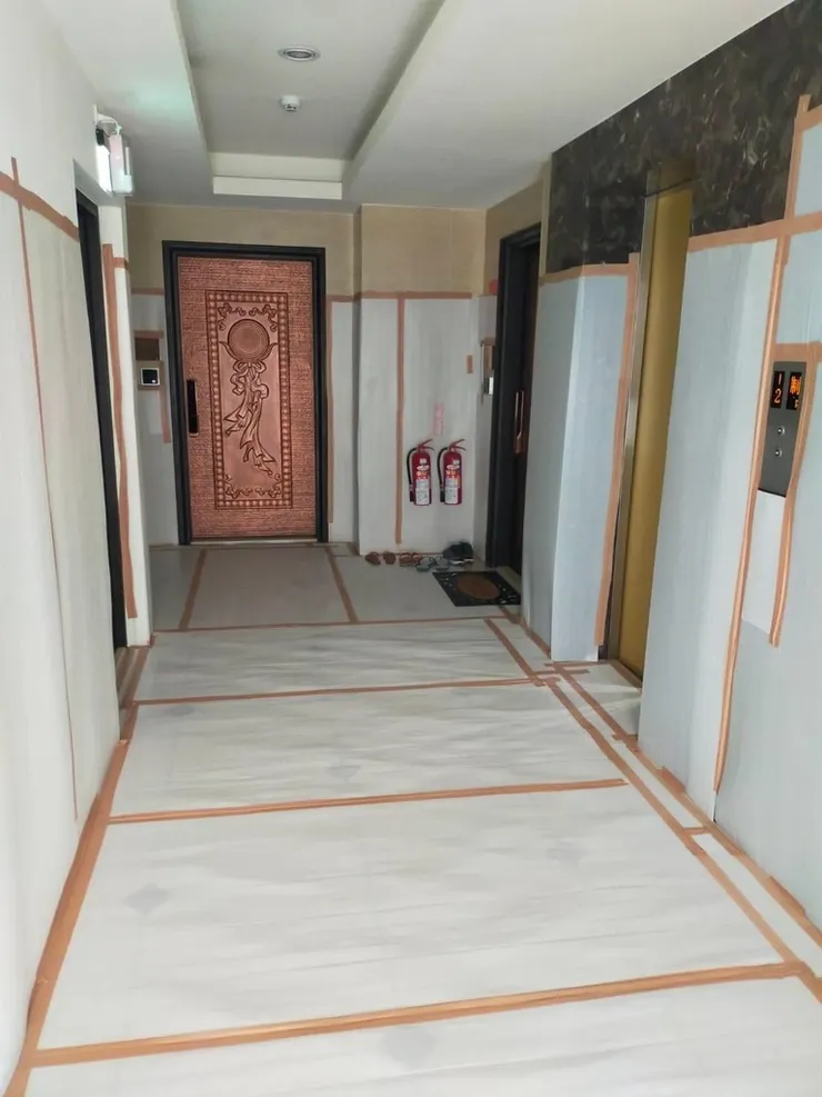 高雄室內設計推薦【明日喆居室內裝修】暖系輕工業風│仿清水模簡