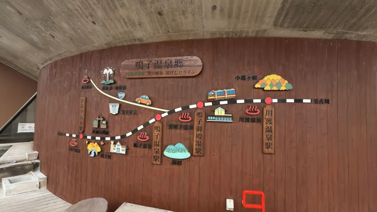 鳴子溫泉鄉有多個火車站停靠