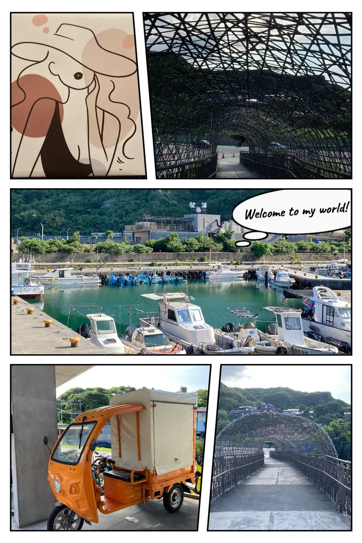 自行拍攝拼圖-店外景物