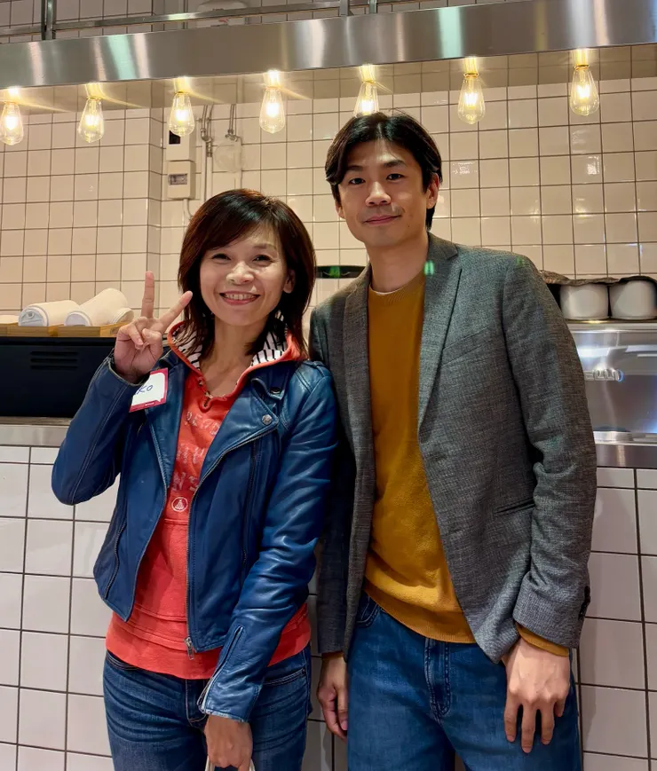 (右)創辦人翁子騏David,年輕有為