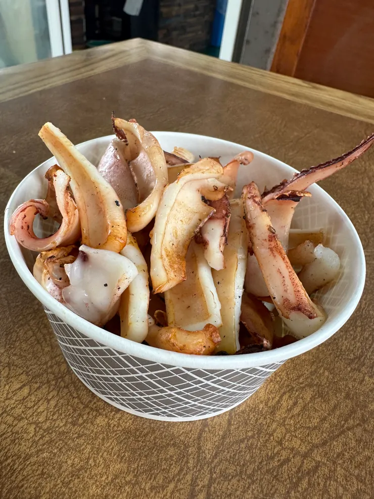 阿珠媽賣給我們的；新鮮