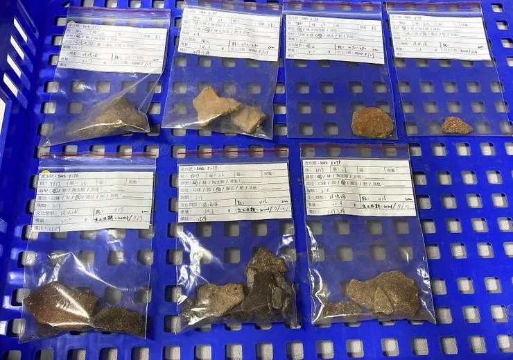 訊塘埔文化層出土陶片