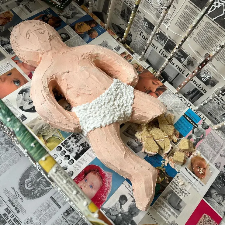 還沒被吃掉的蛋糕寶寶，取至網路