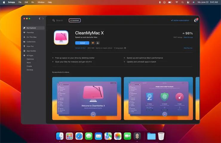Setapp 桌面App介面