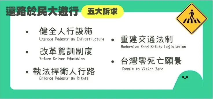 柯文哲對台灣交通提出五大訴求/圖片來源:2024總統大選
