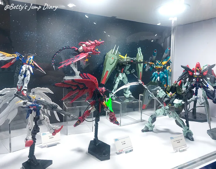 ▲2023萬代組裝模型巡迴特展-台中場/圖片來源:Betty's Jump Diary