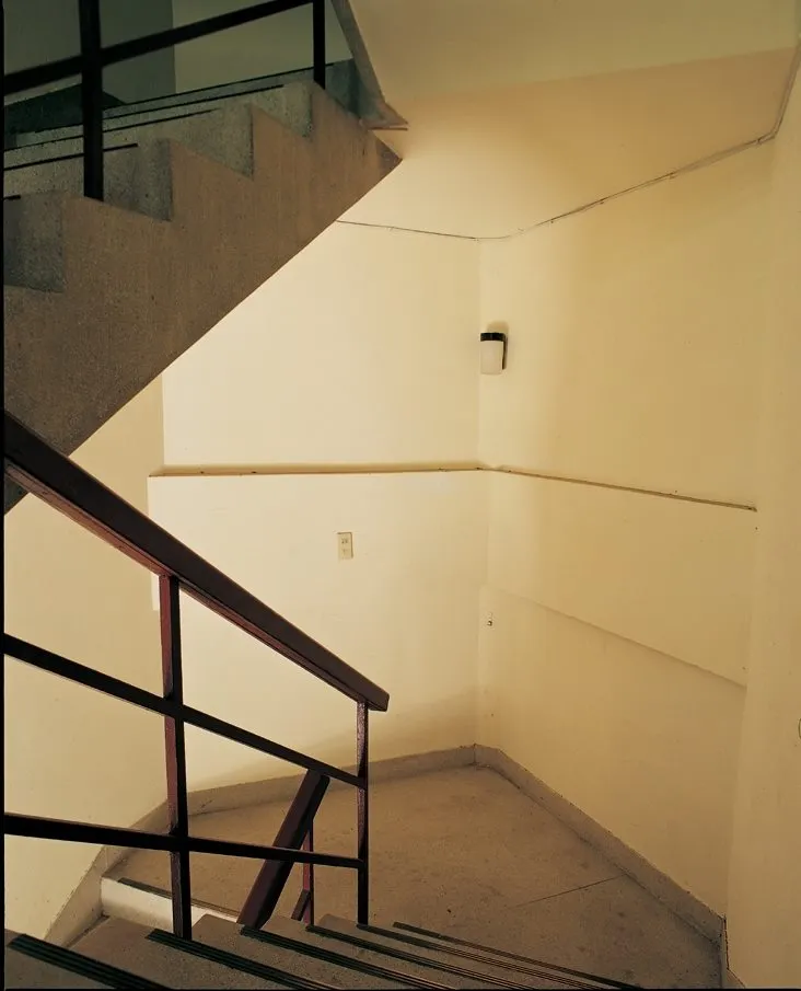 學人宿舍樓梯間半樓處成T字型（圖片來源：王大閎建築研究及保存學會）