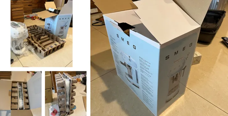 SMEG半自動咖啡機開箱