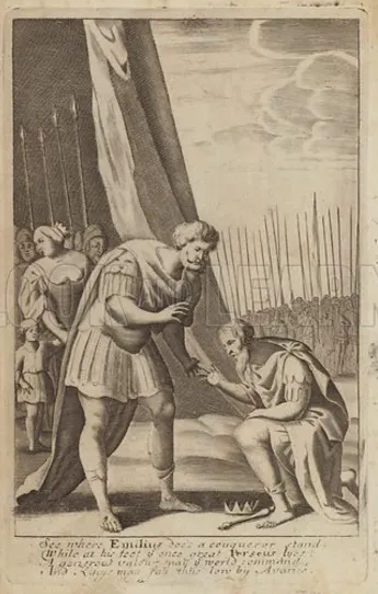 在馬其頓戰爭中，珀爾修斯敗在盧修斯·埃米利烏斯·保盧斯腳下。馬其頓最後一位國王珀爾修斯在公元前 168 年的皮德納戰役中將王國輸給了羅馬人。