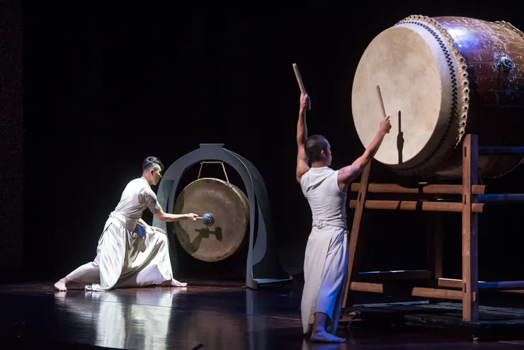 優人神鼓於「吾鄉風光-2018總統府音樂會」之展演