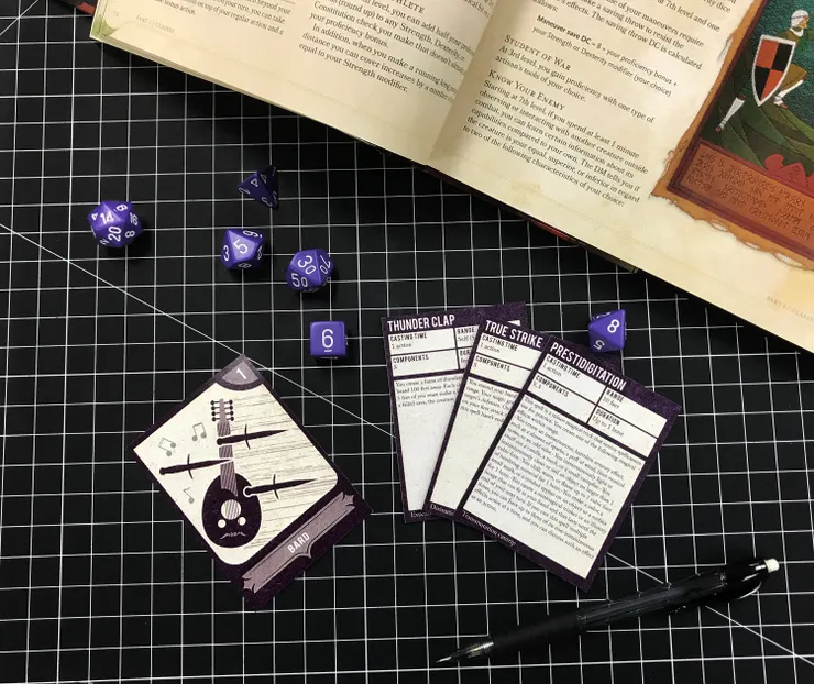 如果你有一些提示字卡或小工具,對於新手玩家來說會蠻有幫助的