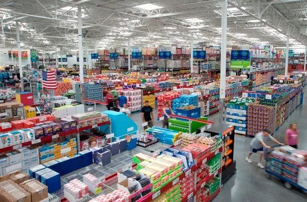 Sam's Club 店內擺設。