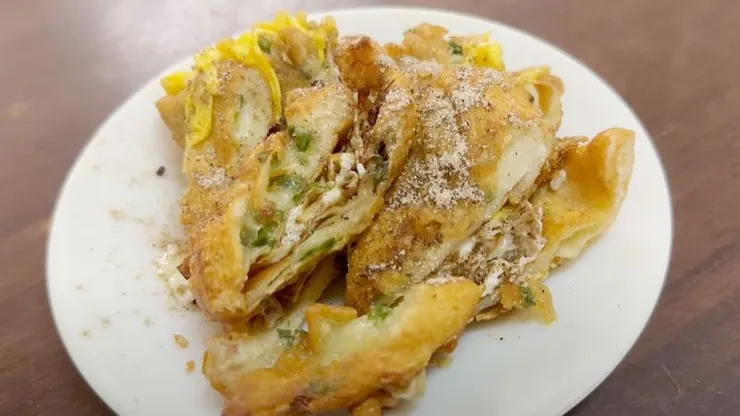 美味的手工蛋餅(圖片截圖於網路)