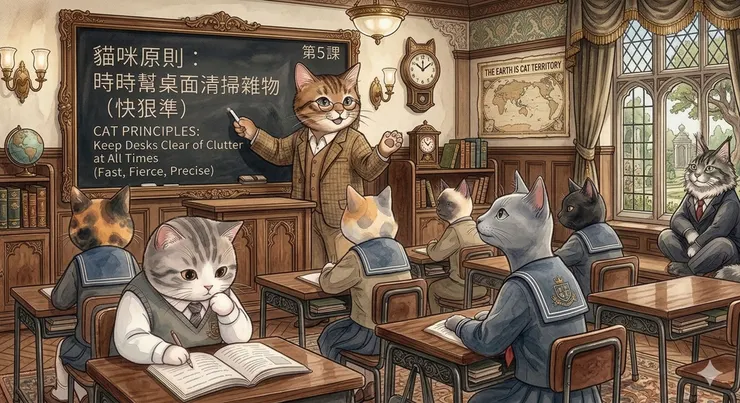 終於一次讓許多灰貓出場啦