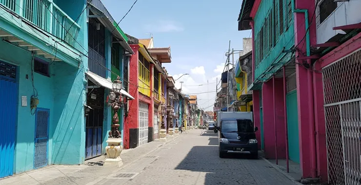 唐人街區街景一角